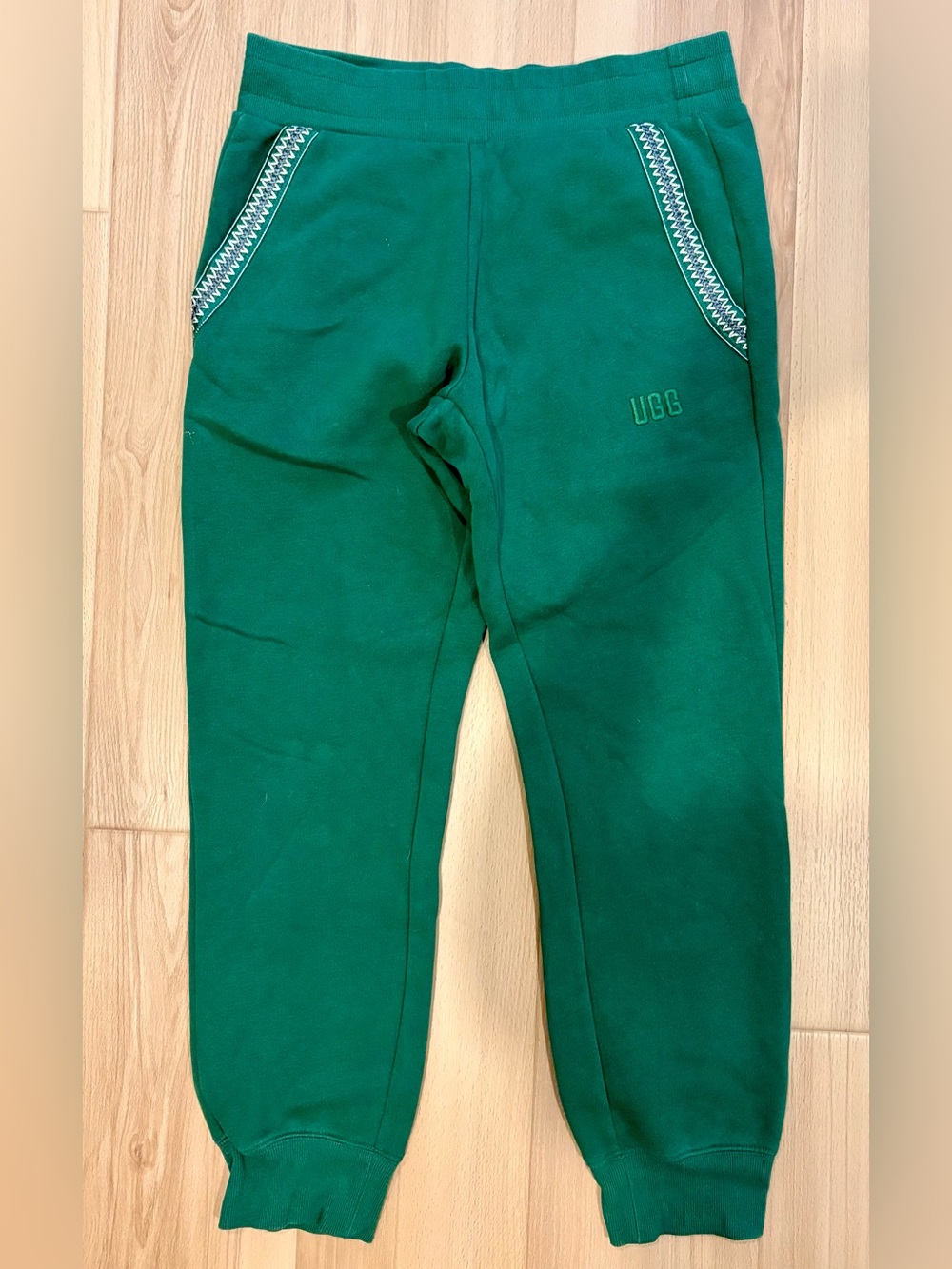 UGG Tasman Comfy Jogger Sweatpants Unisex - Green Size Small